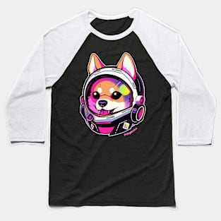 Wow! Much moon! Dogecoin inspired design Baseball T-Shirt